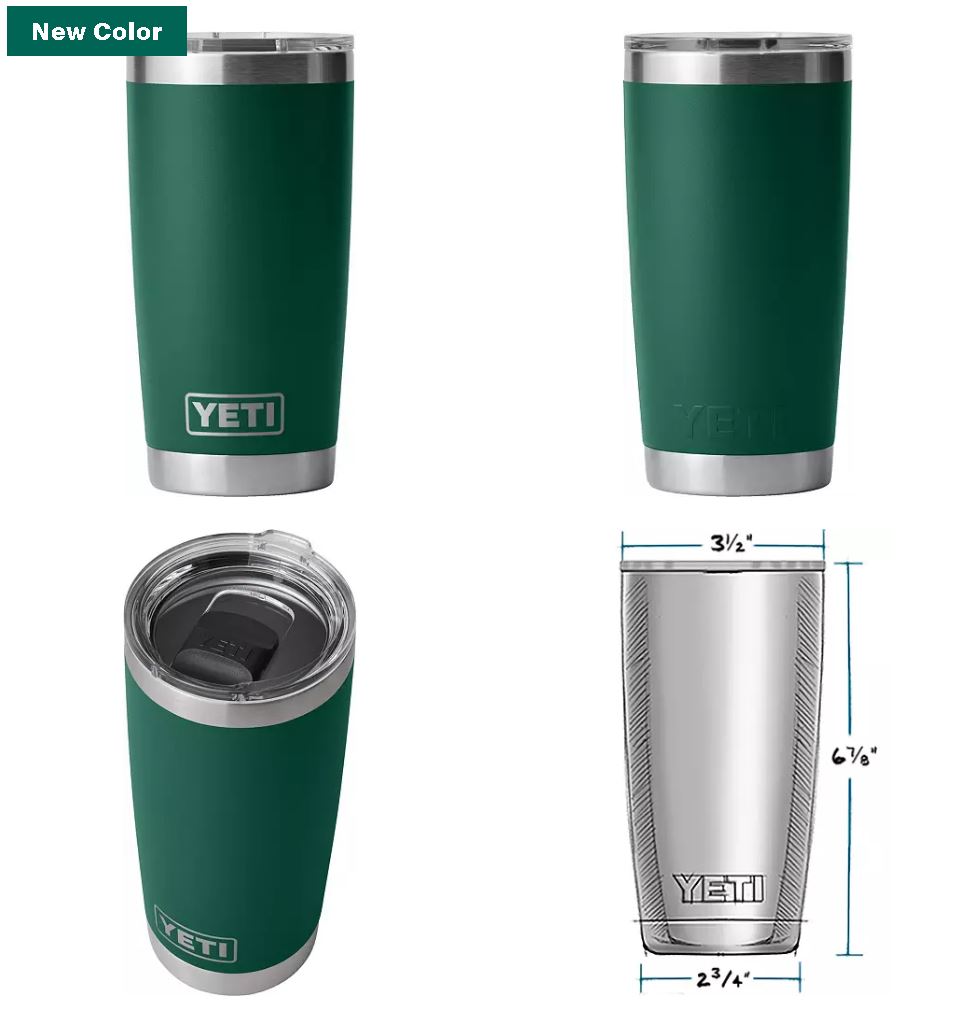 YETI Rambler 20 oz. Tumbler – MagSlider™ Lid