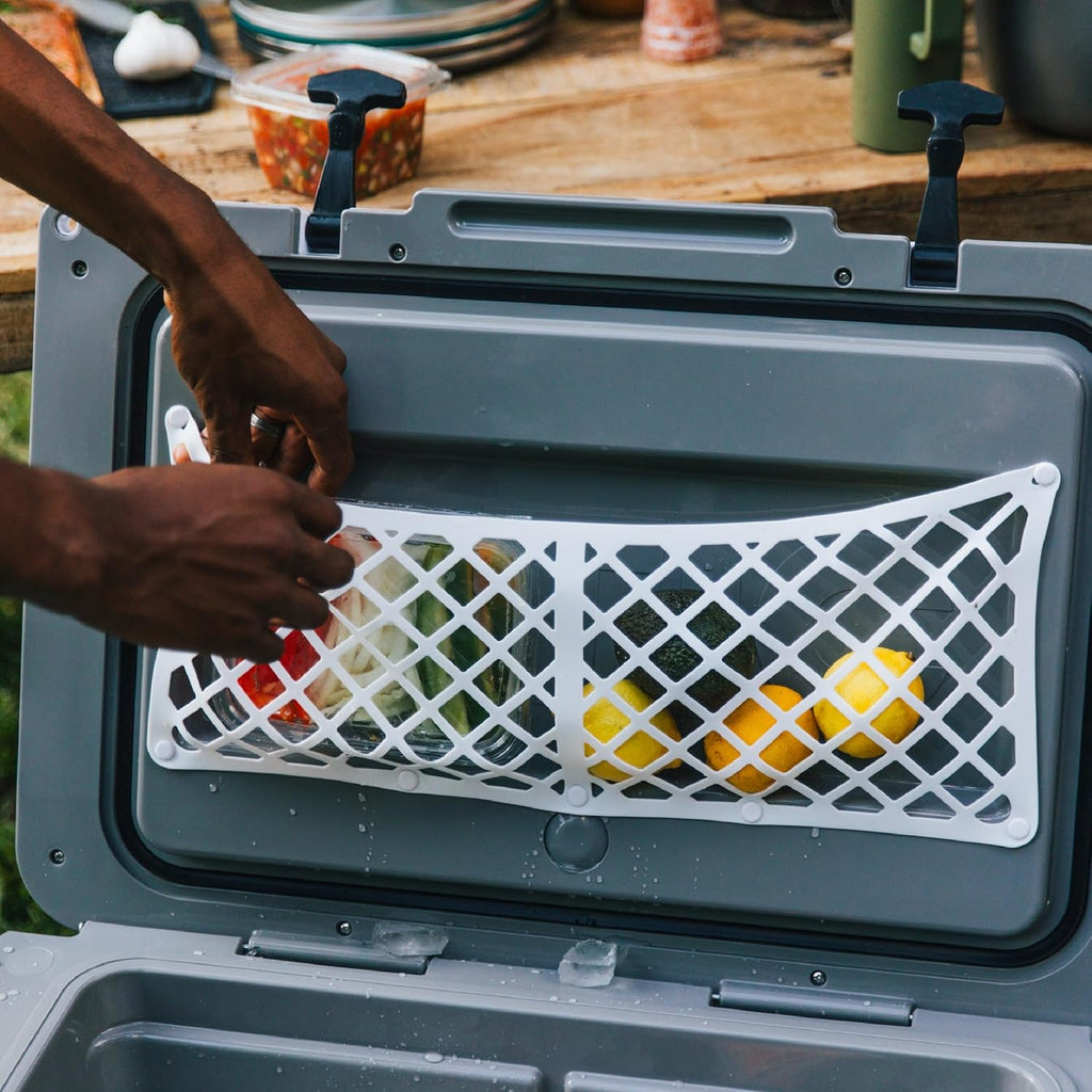 Ultra-Light 52 Quart Hard Cooler Insulated Portable Ice Chest Box for Beach, Drink, Beverage, Camping, Picnic, Fishing, Boat, Barbecue, 30% Lighter than Rotomolded Coolers