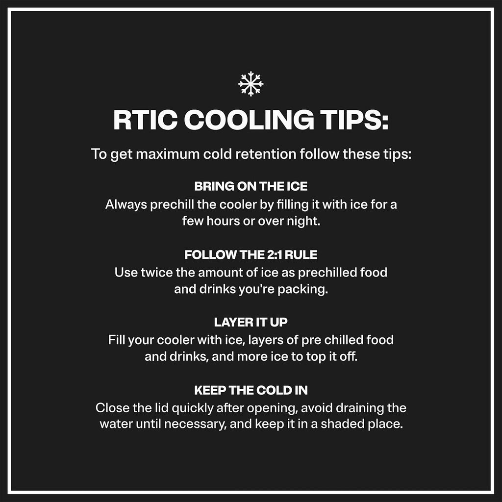 Ultra-Light 52 Quart Hard Cooler Insulated Portable Ice Chest Box for Beach, Drink, Beverage, Camping, Picnic, Fishing, Boat, Barbecue, 30% Lighter than Rotomolded Coolers